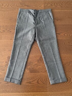 Haider Ackermann Gray Pinstripe Men’s Trousers